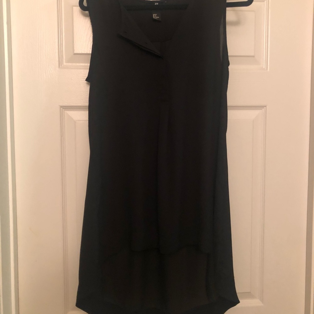 Black H&M Sleeveless tunic